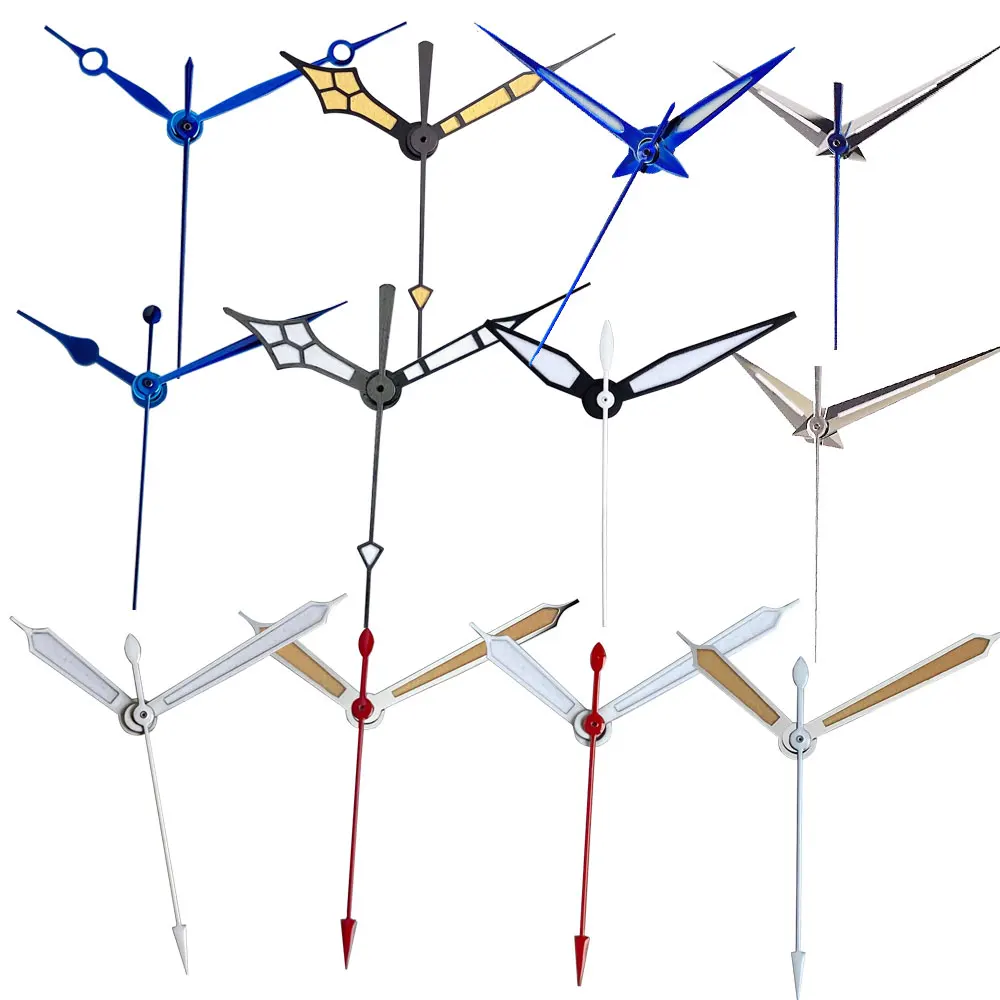 

Pilot Silver White Beige White Blue Watch Hands Luminous Fit NH35 NH36 ETA2824 PT5000 Miyota8215 DG2813 AutomaticWatch Accessory