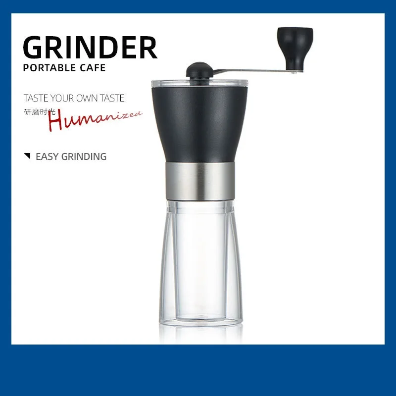 Manual Coffee Grinders Outdoor Portable Home Resin Material Coffee Grinder, Can Grind Coffee, Pepper, Tablets, Kosher Salt