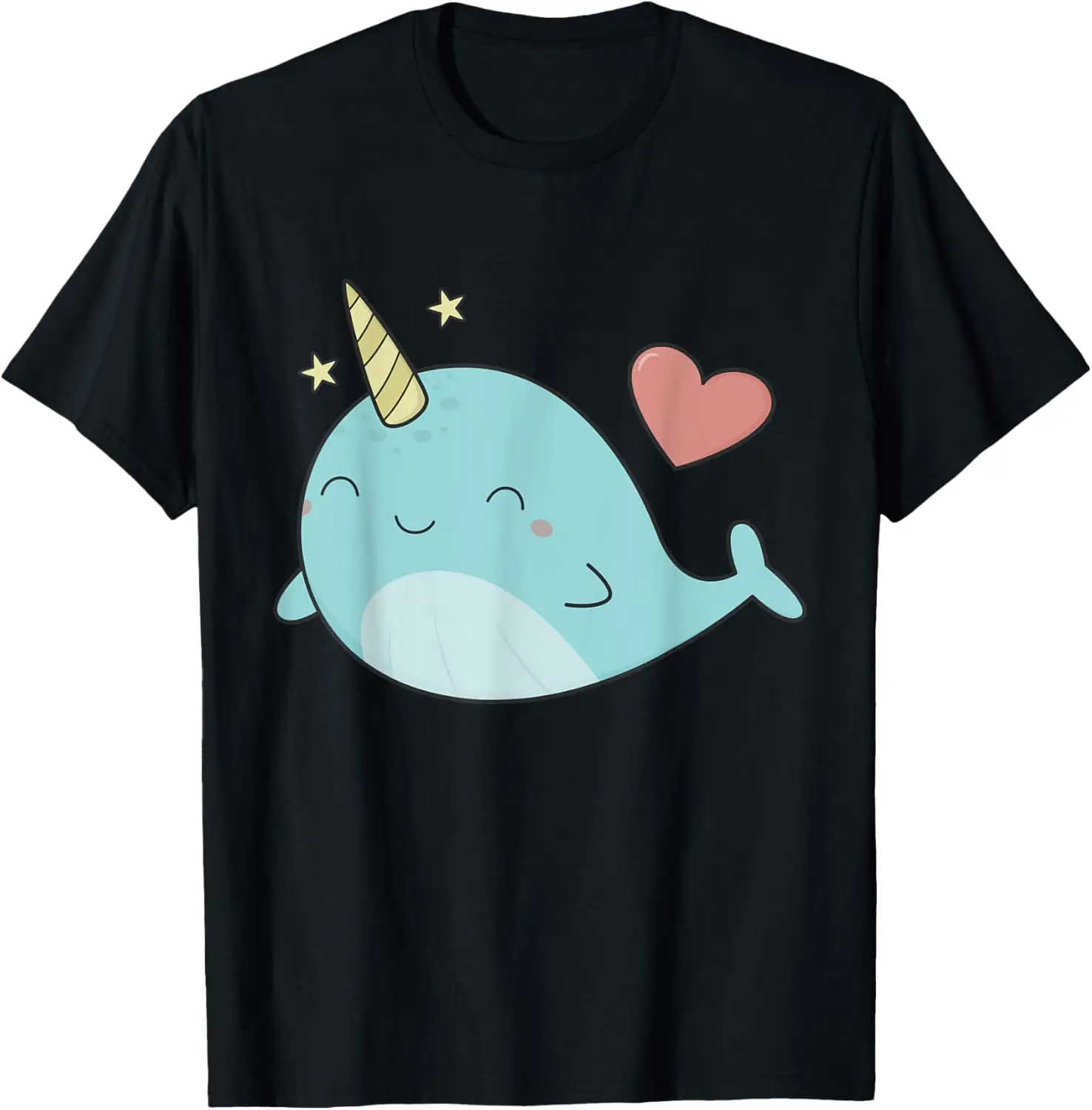 Cute Kawaii Love Narwhals T-Shirt