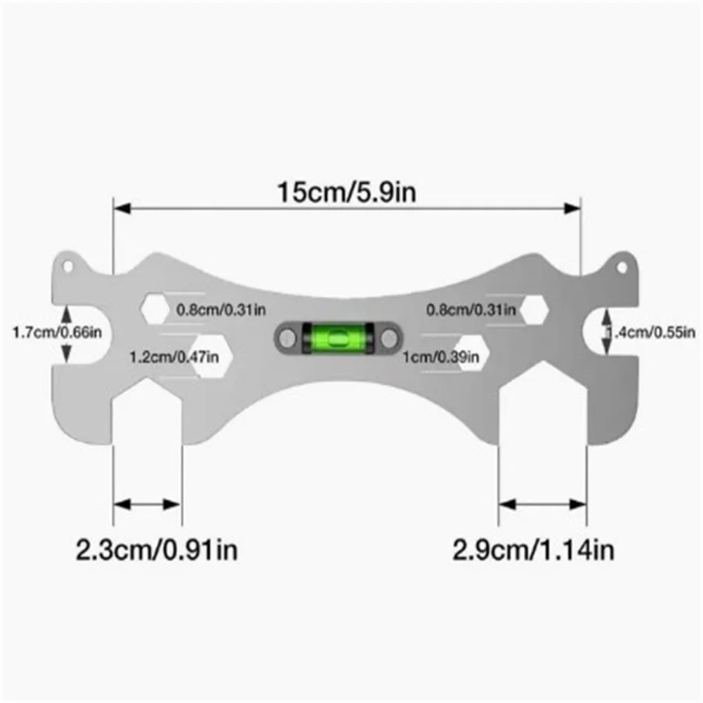 Multifunctional Wrench Universal Self-Levelling Curved Angle Wrench Bathroom Measuring Faucet Repair Tools