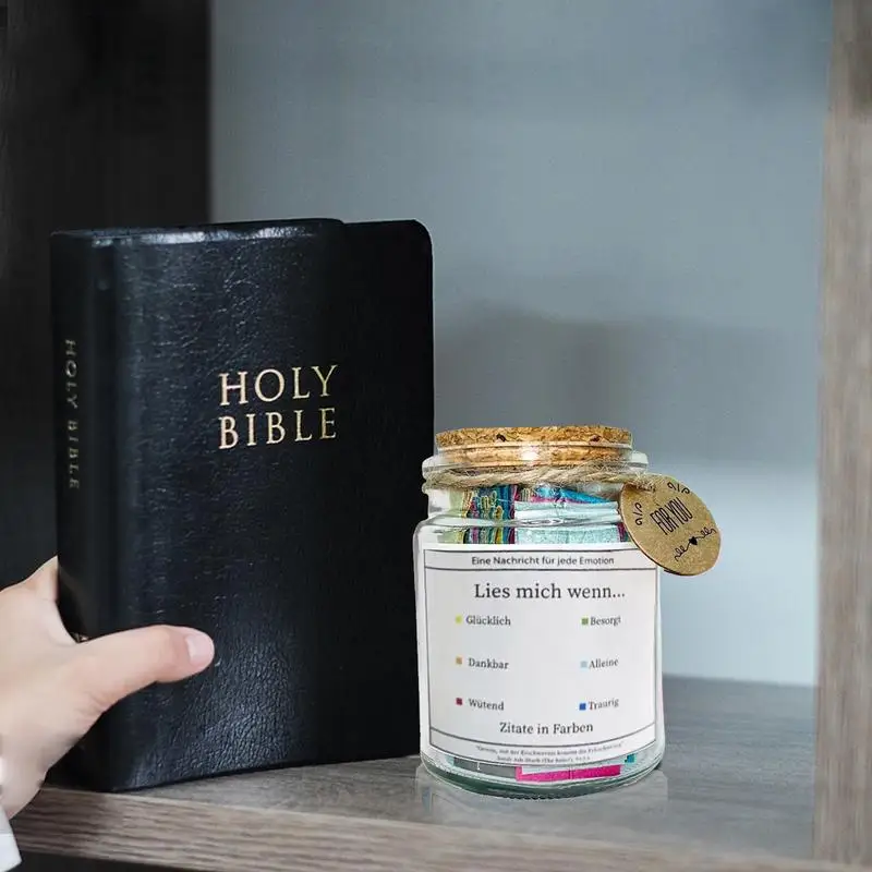 Pot de verset de Bible inspirant pour hommes et femmes, pot chrétien, accessoires de Bible, 03/Inspiration