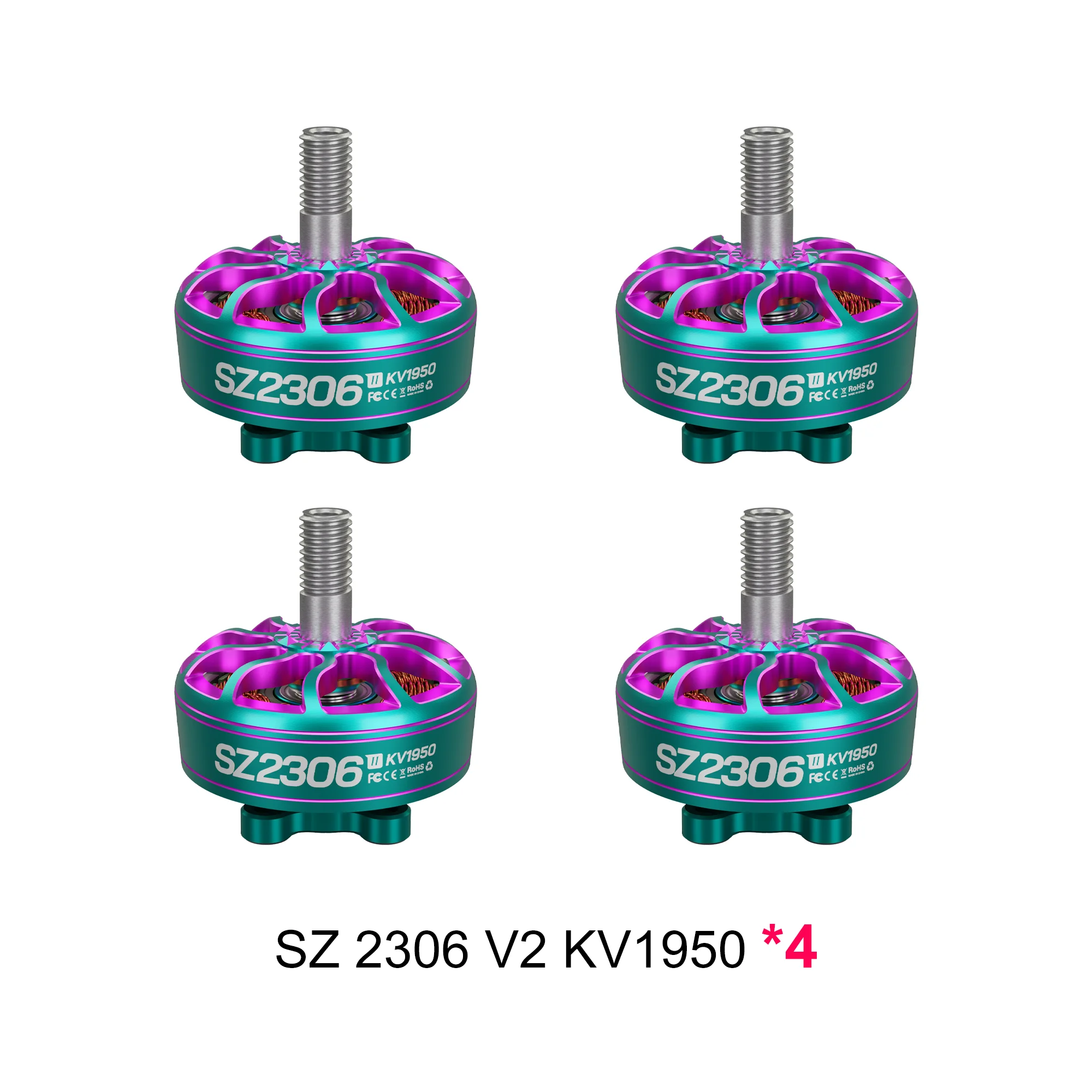 MEPS 4pcs SZ2306 V2 FPV Motors Bundle