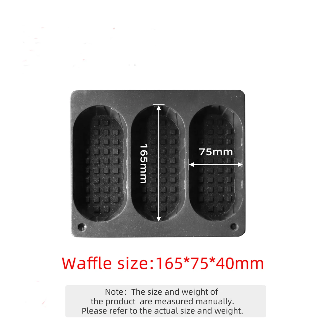 Komercyjna miska do pizzy 3 PCS Mni Uchwyt na jajka do sera Maszyna do tarty Nieprzywierająca 220V 110V Waffle Maker Tart Egg Tart Shell M