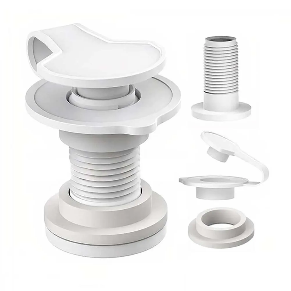 Threaded Cooler Drain Stopper Kit 1 1.5 Inch For Coleman For IGLOO Cooler Parts Camping Fishing Tailgating Events Gear