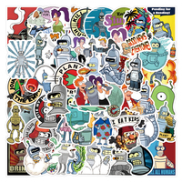 10/30/50/110PCS Futurama Aloa Mars! Comedy Comics Cartoon Sticker DIY Fridge Laptop Luggage Skateboard Graffiti Joke Sticker