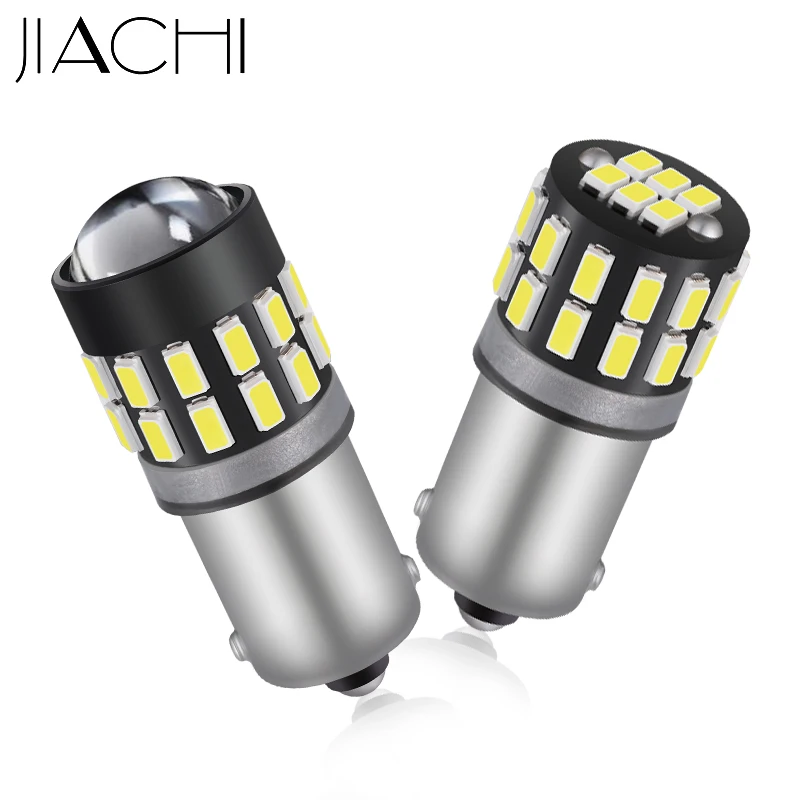 

JIACHI 100PCS H6W T11 W6W Auto Accessories Super Bright T4W For BA9S LED Car Bulb Light 3014Chip 30SMD Side Lamp White DC12V-24V