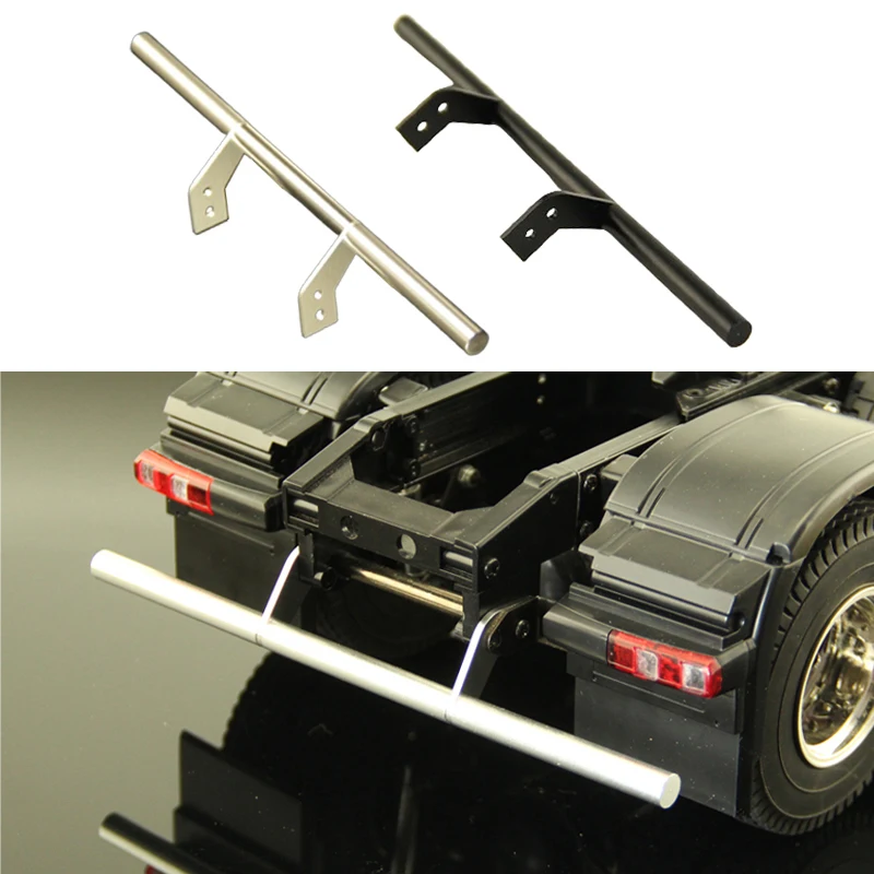 

1 шт. металлический задний бампер для 1/14 Tamiya RC грузовик SCANIA VOLVO Benz MAN Diy Запчасти