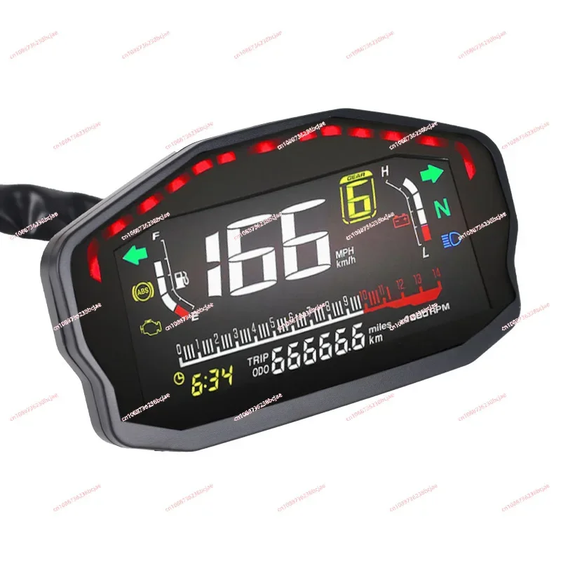 Modifications Electric Motorcycle LCD  TFT Display Screen Speedometer for Motorbike Upgrades Aftermarket Accessories