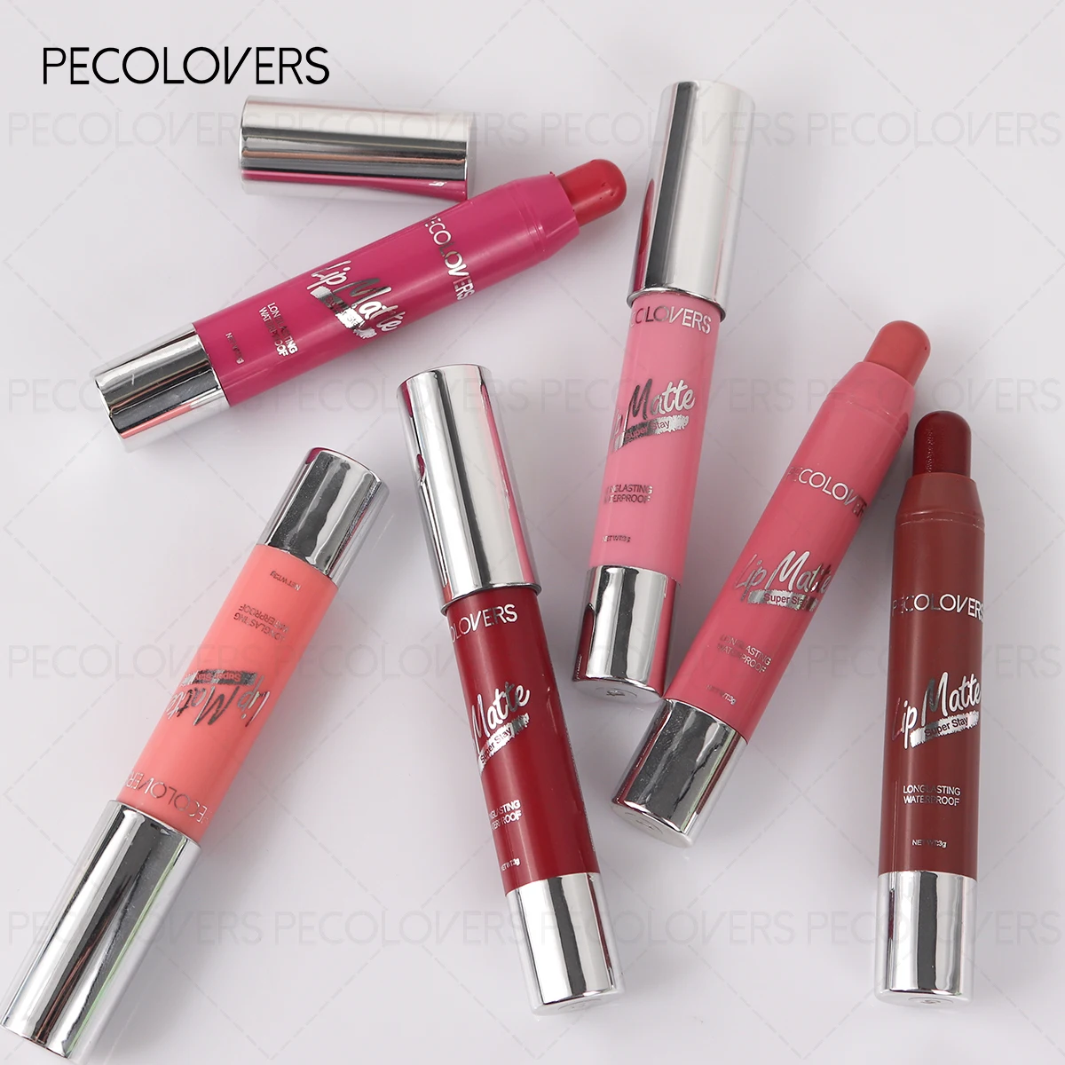 1 szt. Matowa aksamitna szminka, wysoki pigment, płynny konturówka do ust, gładka, długotrwała, nieklejąca się, dla wszystkich typów, idealny prezent.