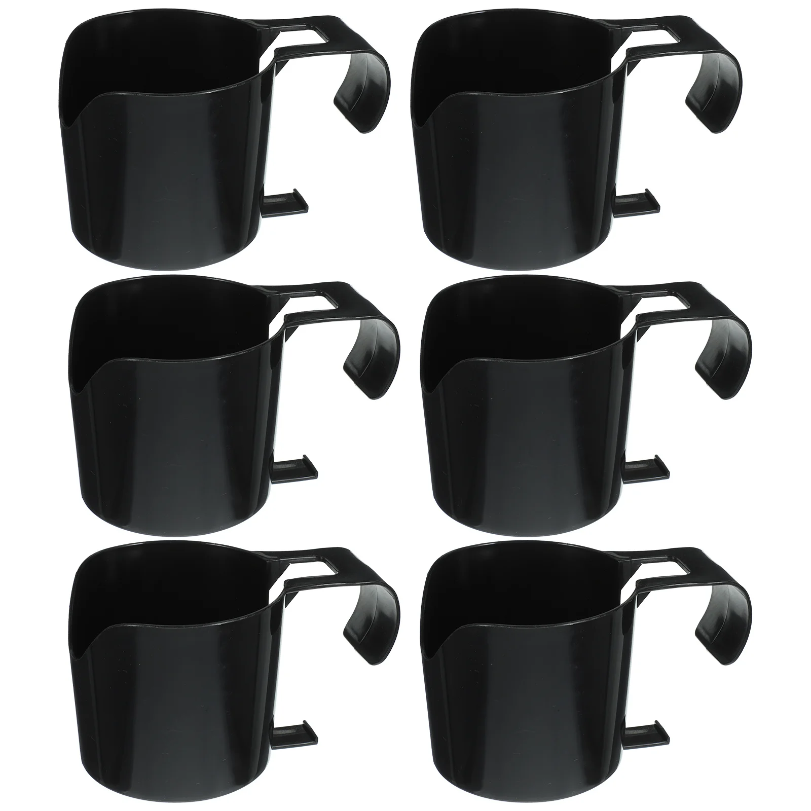 6 قطعة رف الكأس بجانب حمام السباحة حامل المشروبات البلاستيكية المضادة للاهتزاز لا تسرب ملحق حامل الكأس لحمام السباحة رف المشروبات البلاستيكية #6