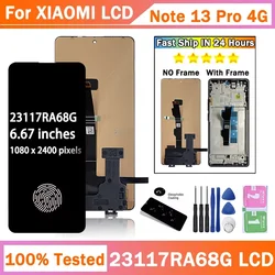 6.67“AMOLED Note13 Pro Display For Xiaomi Redmi Note 13 Pro 13Pro 4G LCD Display Touch Screen Digitizer Assembly Replacement ‎