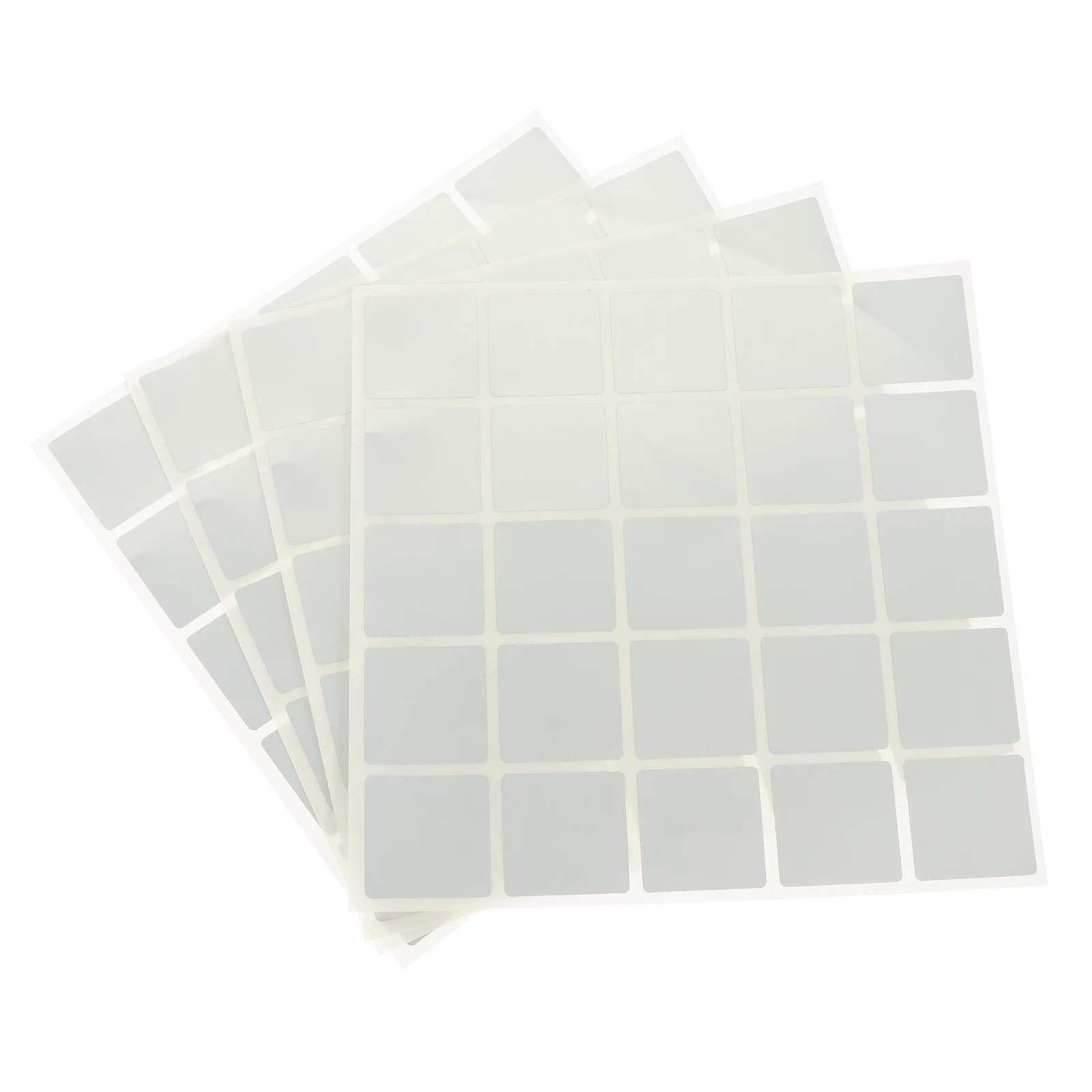 

100 Pcs Waterproof Marking Sticker Stickers Labels Blank for Items Asian Silver Self-adhesive Storage Bin Baby Round