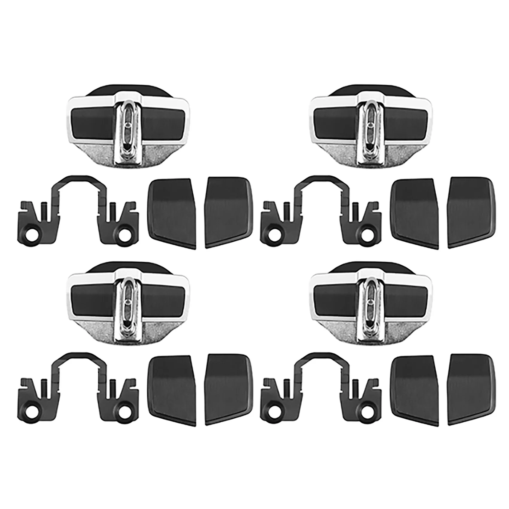 

4 Set Door Stabilizer Door Lock Protector Latches Stopper Covers For Honda Accord Civic CRV HRV-T61C