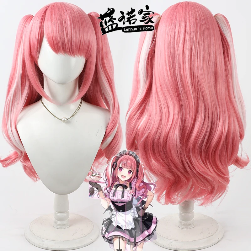 

Виртуальный YouTube Vtuber Саки Сасаки Косплей Парик Хэллоуин Карнавал Реквизит для вечеринки Синтетические волосы Термостойкое волокно + Кепка для парика