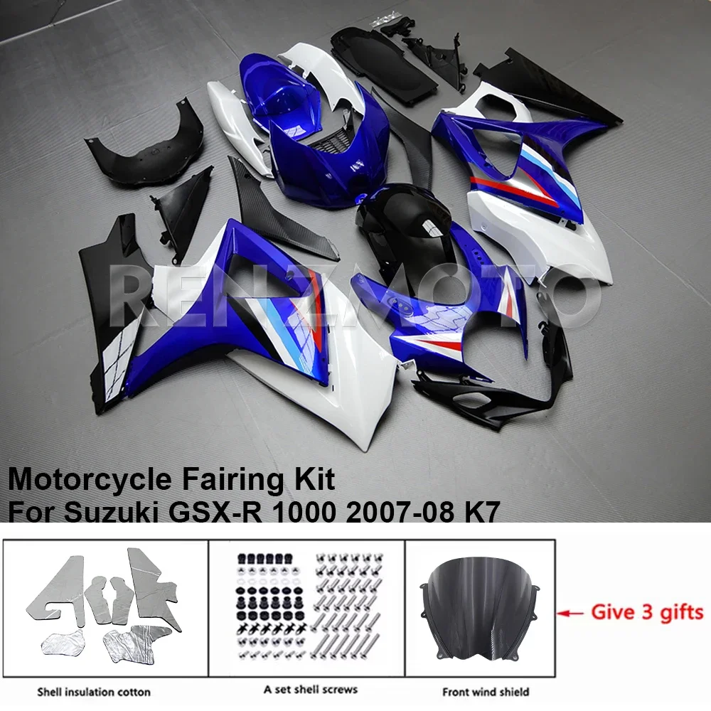 

Motorcycle Fairing Set Body Kit Plastic For Suzuki GSXR GSX-R 1000 2007-08 K7 Accessories Injection Bodywork S1007-121a