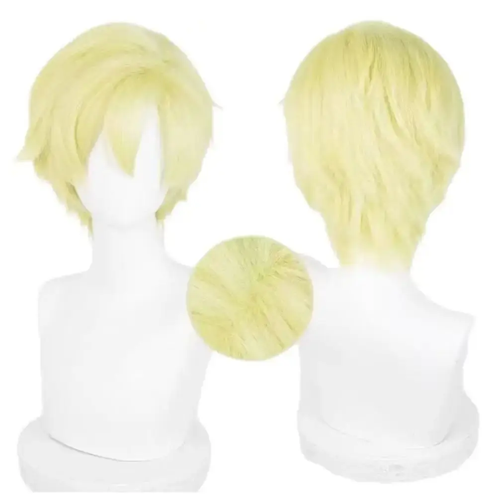 

Аниме Tamaki Suoh, парик для косплея, 30 см, короткие пушистые волосы, термостойкие синтетические парики с розовой сеткой