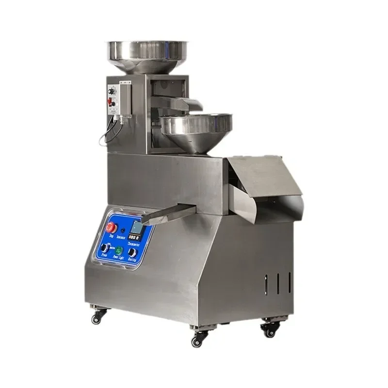 Spiral oil press Multifunctional peanut small grinding sesame oil Large commercial oil press equipment