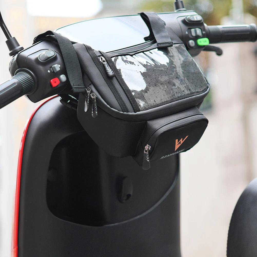 

Touch Screen Motorcycle Handlebar Bag Large Capacity Motorcycle Front Bag Multifunction Waterproof Motorbike Accessories