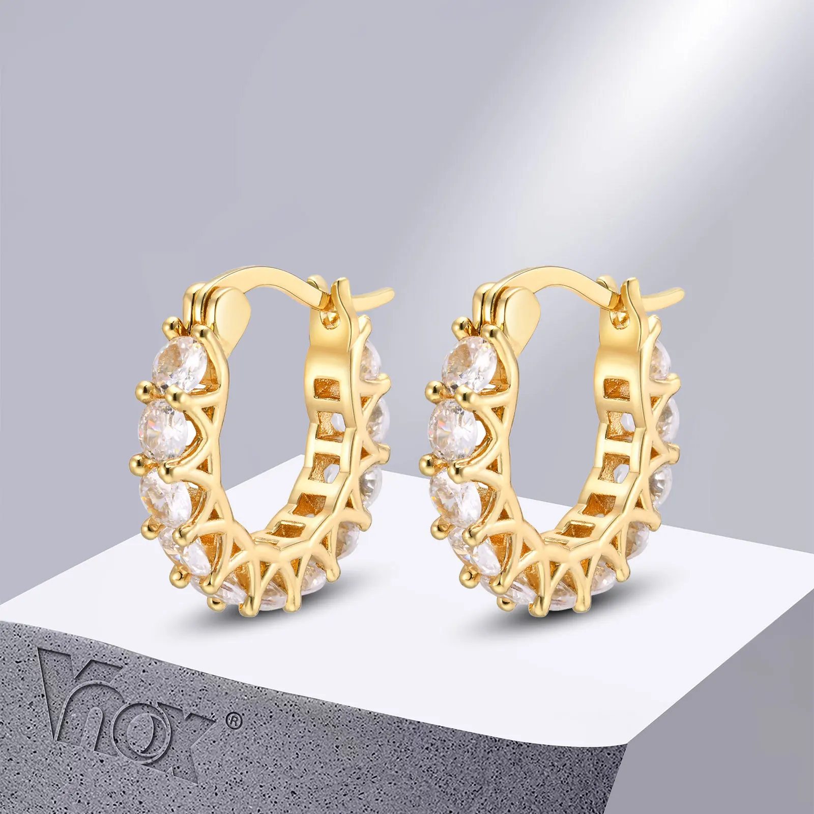 Vnox Sparking Earri… - image