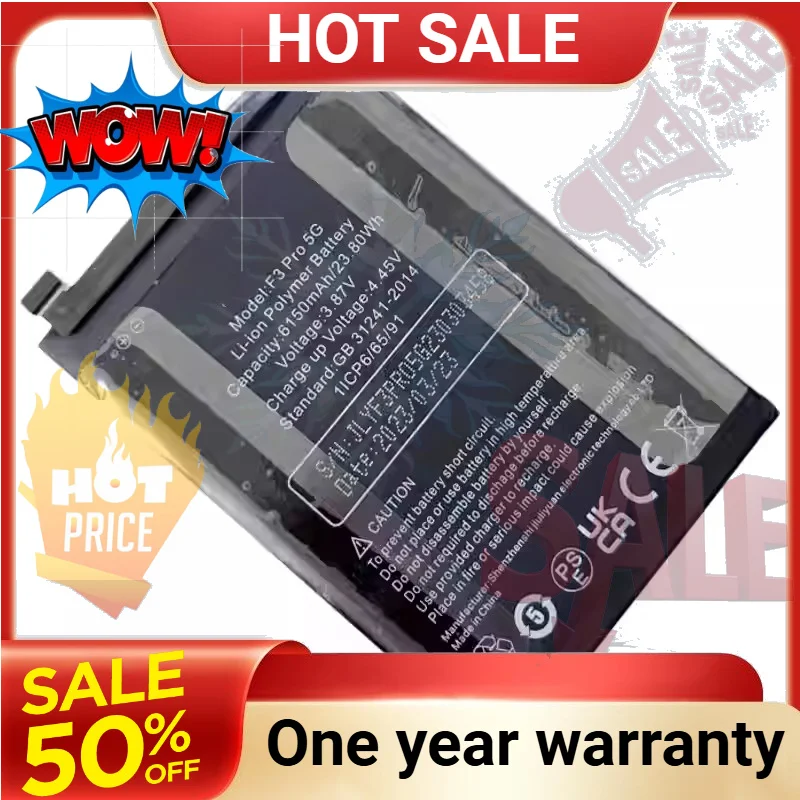 SWZY New 6150mAh Hight Capacity for UMIDIGI Power 5 /F3 Pro 5G Power 3 Battery Cell Phone Replacement High Quality Batteries
