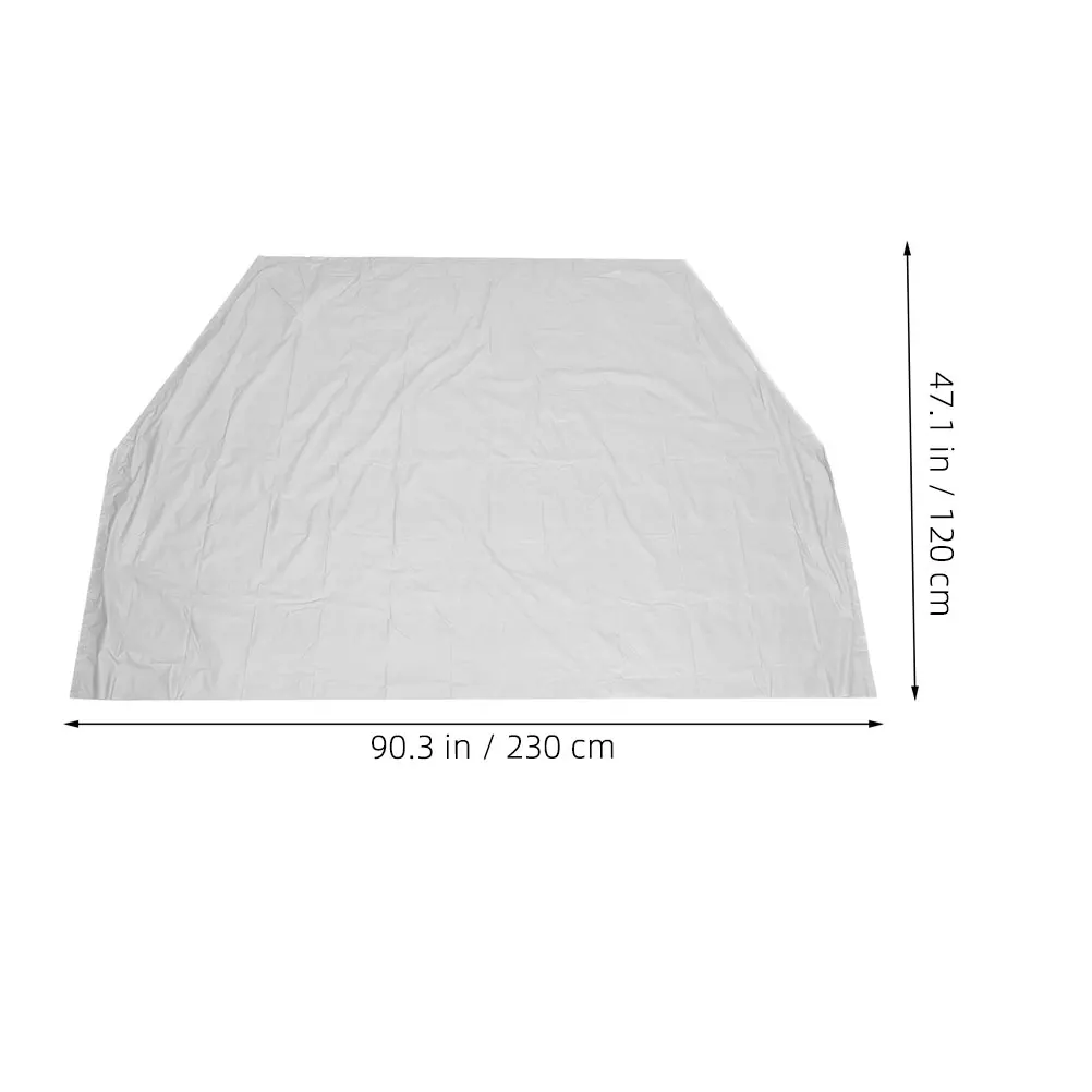

PEVA Motorcycle Cover Waterproof UV Protection Heavy Duty Scooter All-weather Durability Foldable Storage Silver PEVA