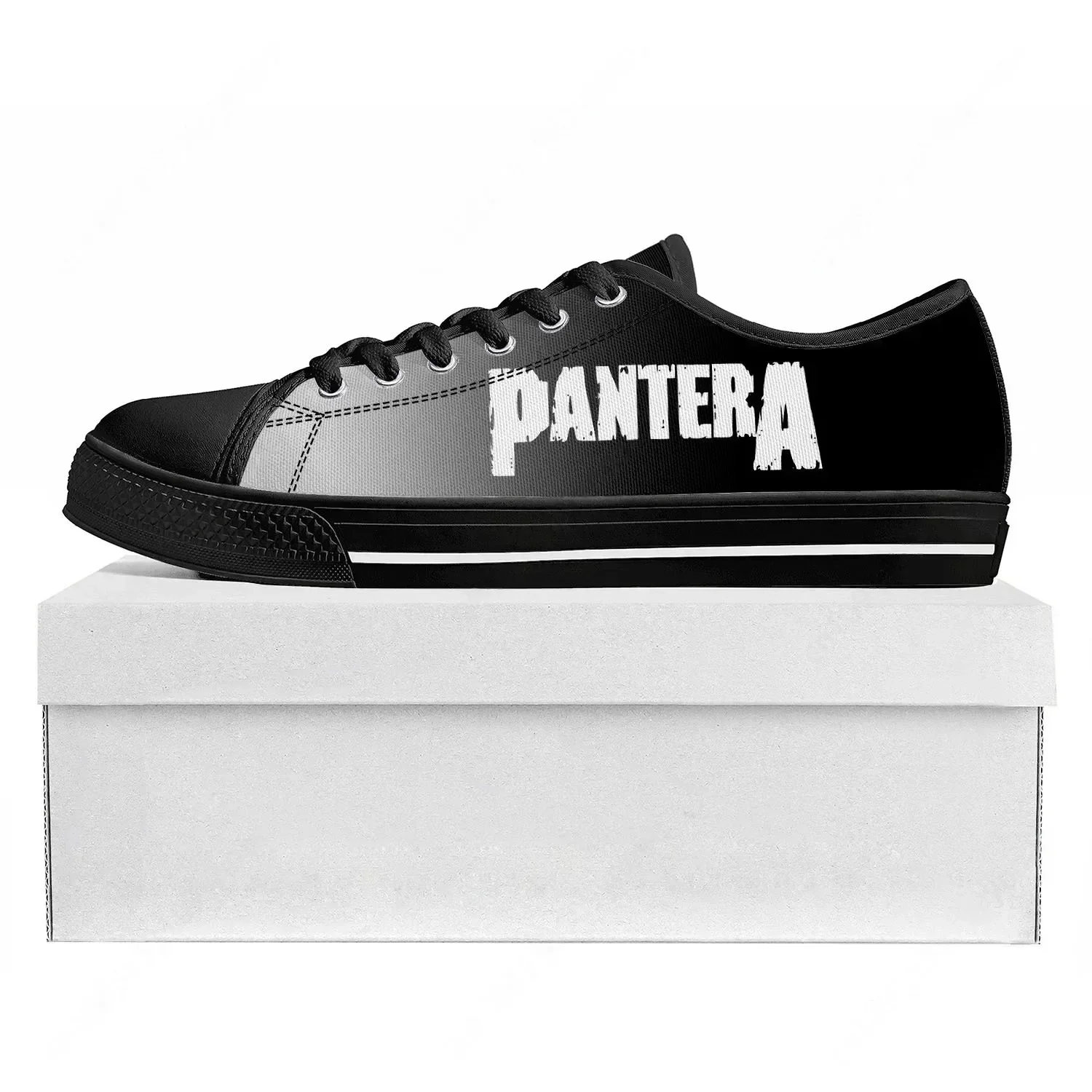 

Pantera Metal Band Pop Low Top High Quality Sneakers Mens Womens Teenager Canvas Sneaker Prode Casual Couple Shoes Shoe