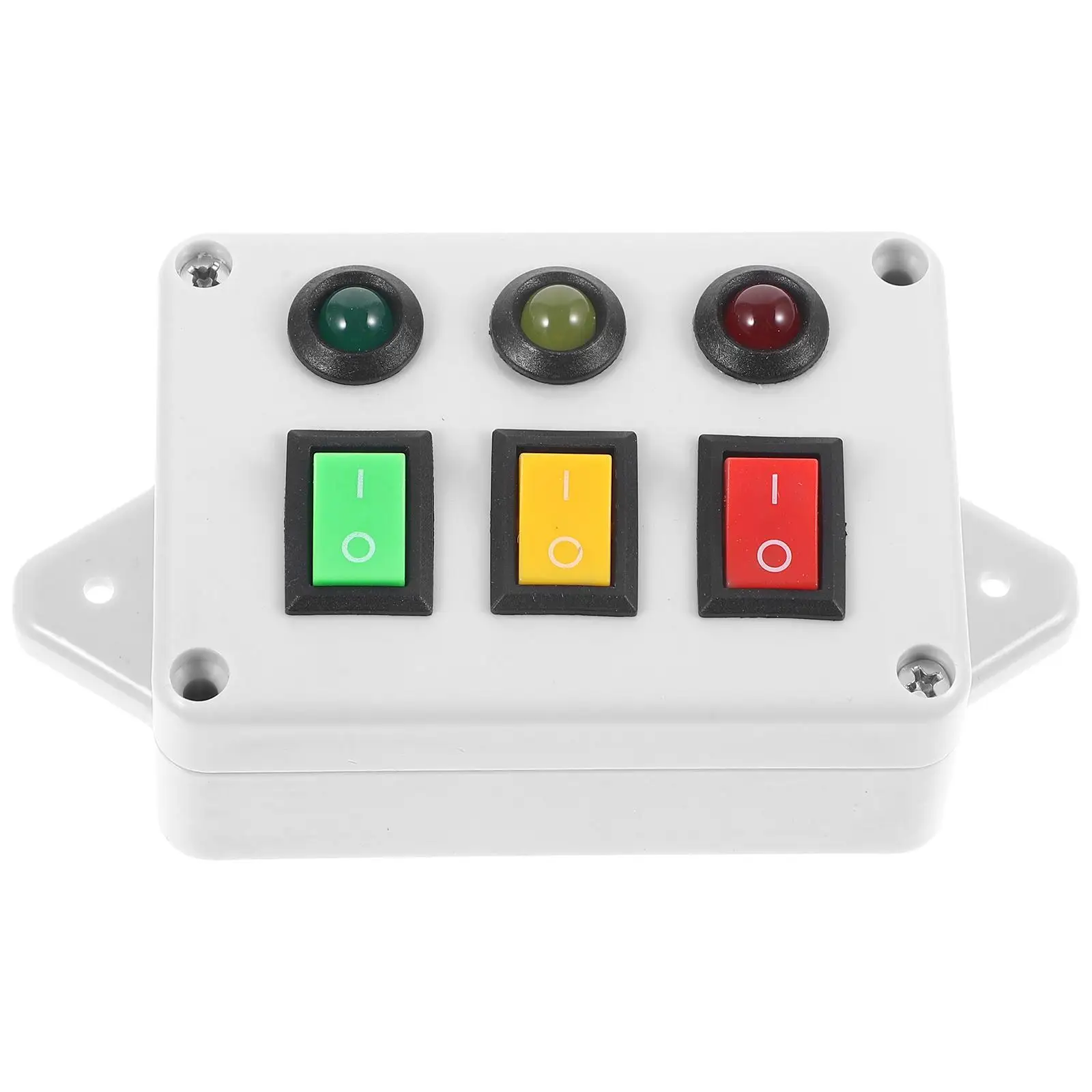 

Plastic Kids Busy Board Toy 3 Light Switches Toddler Early Education Puzzle Plaything H Eye Coordination Logical Thinking