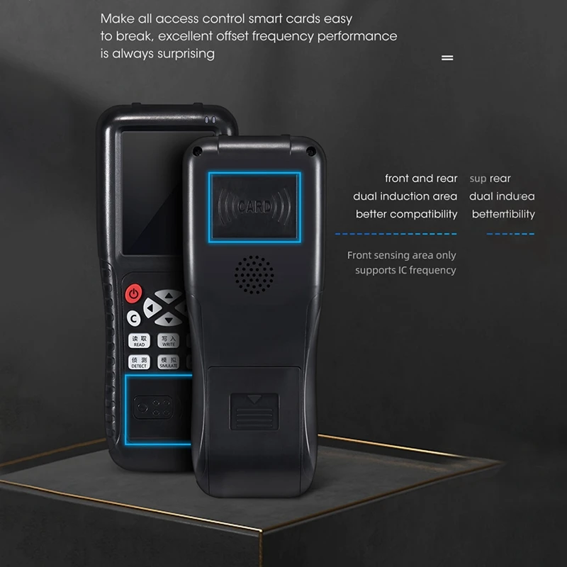 X100 Smart Replicator RFID Badge Clone Copier Replacement 13.56Mhz Encryption Decoding Reader 125Khz Card Writer Programmer