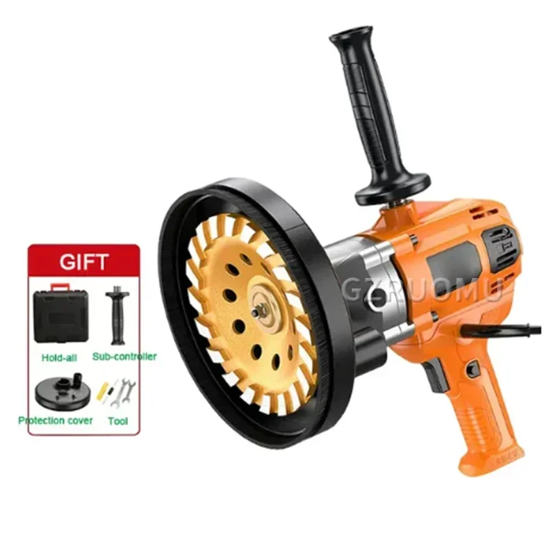 

Concrete Grinder Multi-Function Rough Grinder Polishing Machine Wall Flooring Splicing Joints Cement Block Grinder 220V