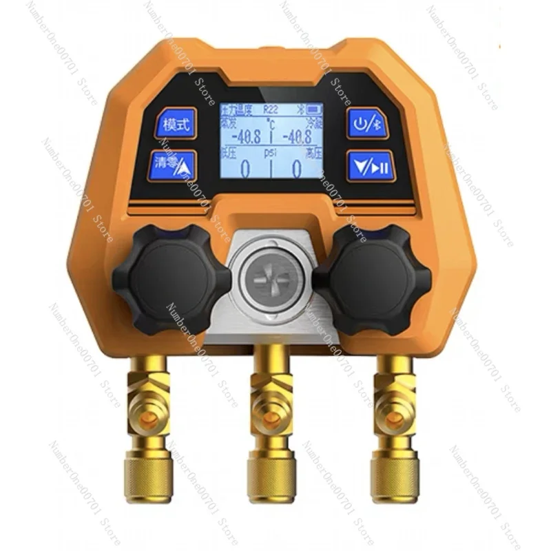 Valvola a doppio contatore con display digitale, collettore elettronico, refrigerazione, display digitale, interfaccia 14 ~ 800 psi, DMG-4B