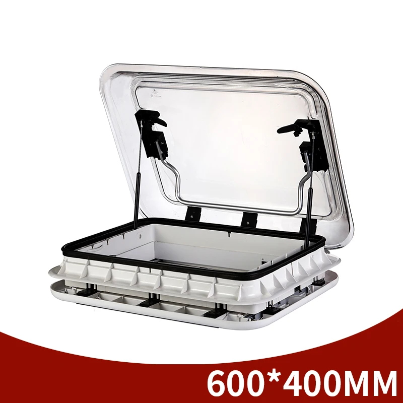 RV sunroof, trailer modification, original ventilation window accessories, standard sunshade, anti-mosquito curtain with LED