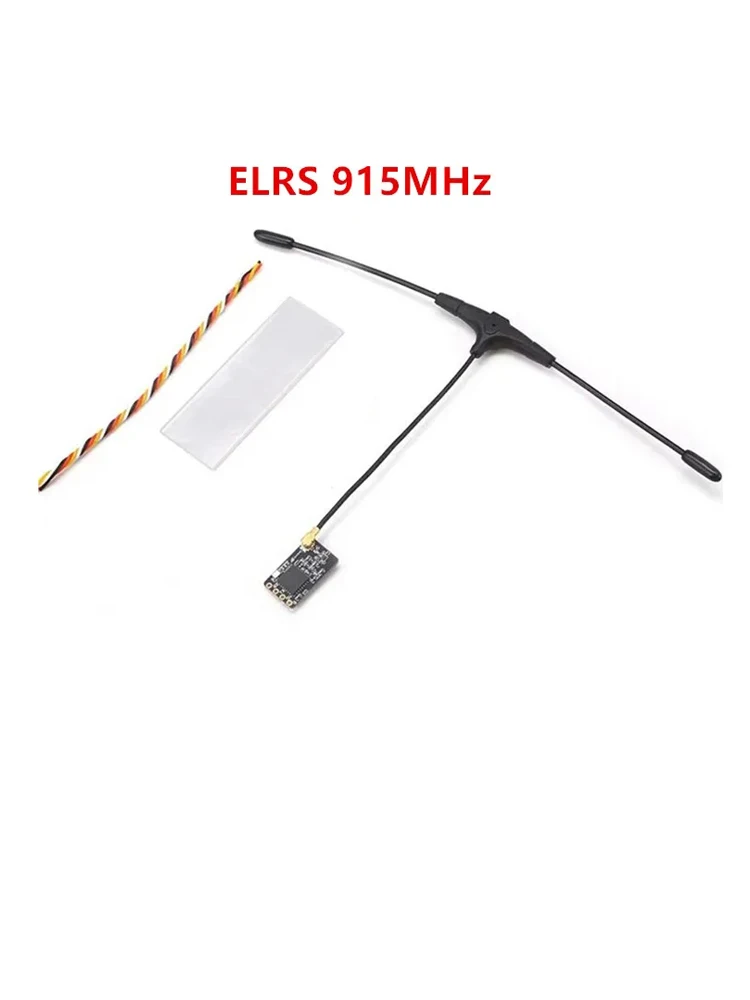 10PCS ELRS 915MHz / 2.4GHz NANO ExpressLRS Receiver With T type Antenna Support Wifi Upgrade for RC FPV Traversing Drones Parts