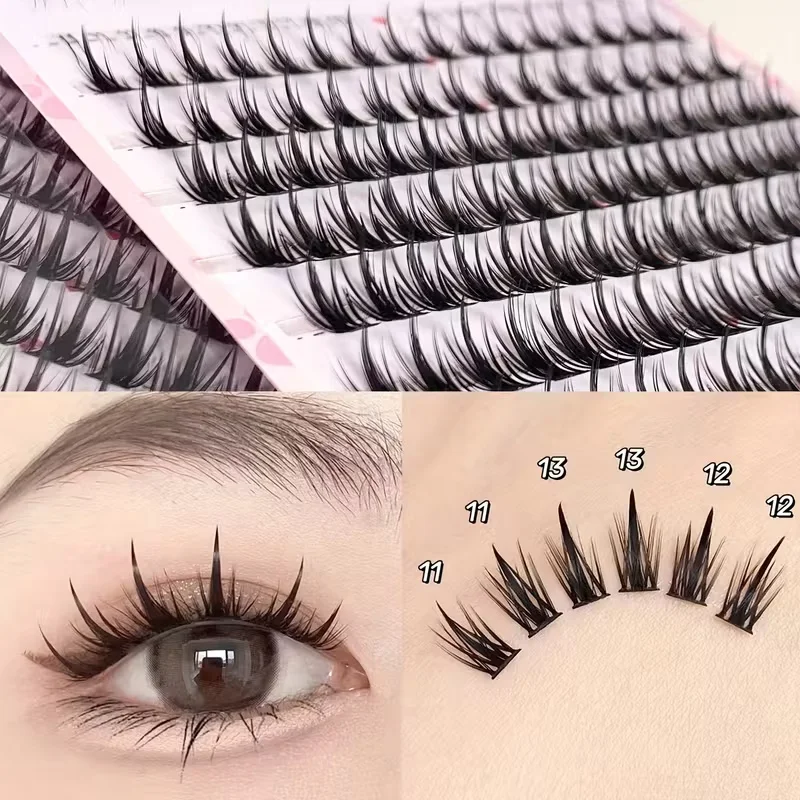 172 Manga Eyelash False Eyelash, Pure Desire Little Devil Eyelash COS Enlarge Double Eyelash False Eyelash