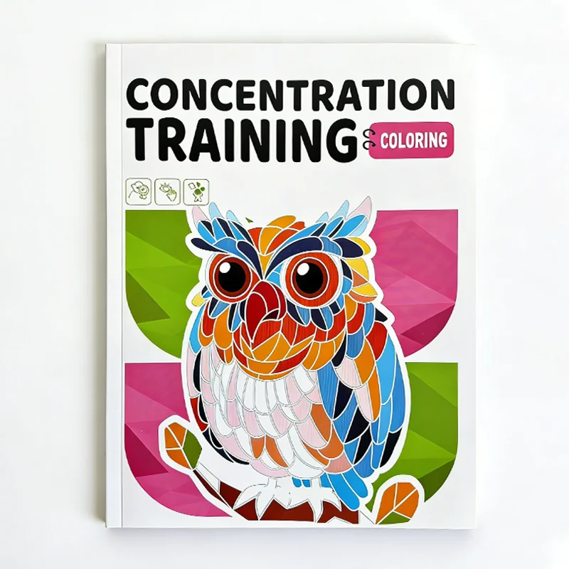 Children's Fun Coloring Book 48 Pages of Colorful Pages, Interactive Activity Coloring Book, Animal, Figure, Architecture Themes image 2