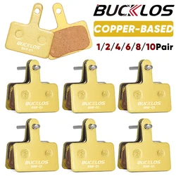 BUCKLOS MTB Disc Brake Pads for SHIMANO B01S Copper-Based Metal Hydraulic Brake Pad Mountain Bike Brake Pads for MT200 M535 M395