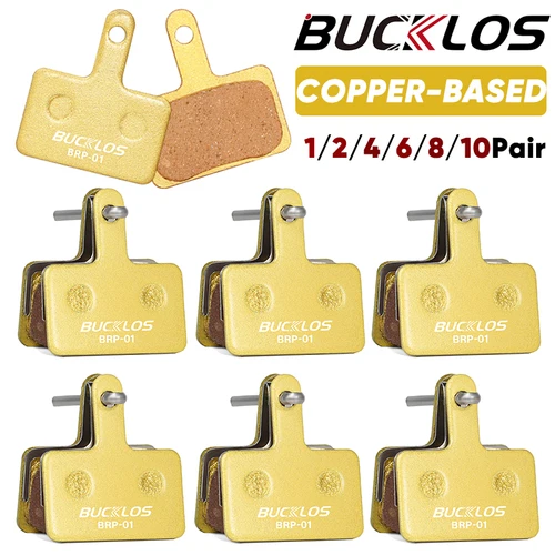 Imagen 1 del producto Pastillas de freno de disco BUCKLOS MTB para SHIMANO B01S pastilla de freno hidráulico de Metal a base de cobre pastillas de freno de bicicleta de montaña para MT200 M535 M395