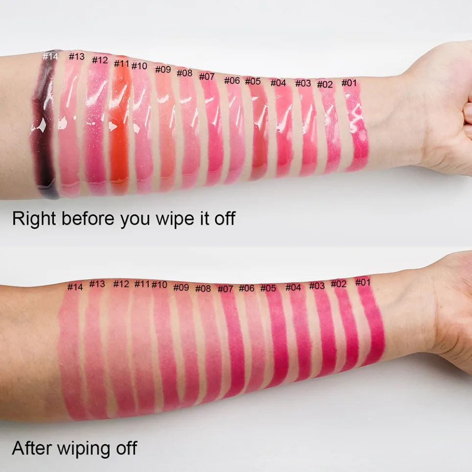 Fruit Flavor Color Changing Lip Gloss Private Label Plump Lip Clear Lip Oil Custom Logo Vegan Makeup Wholesale