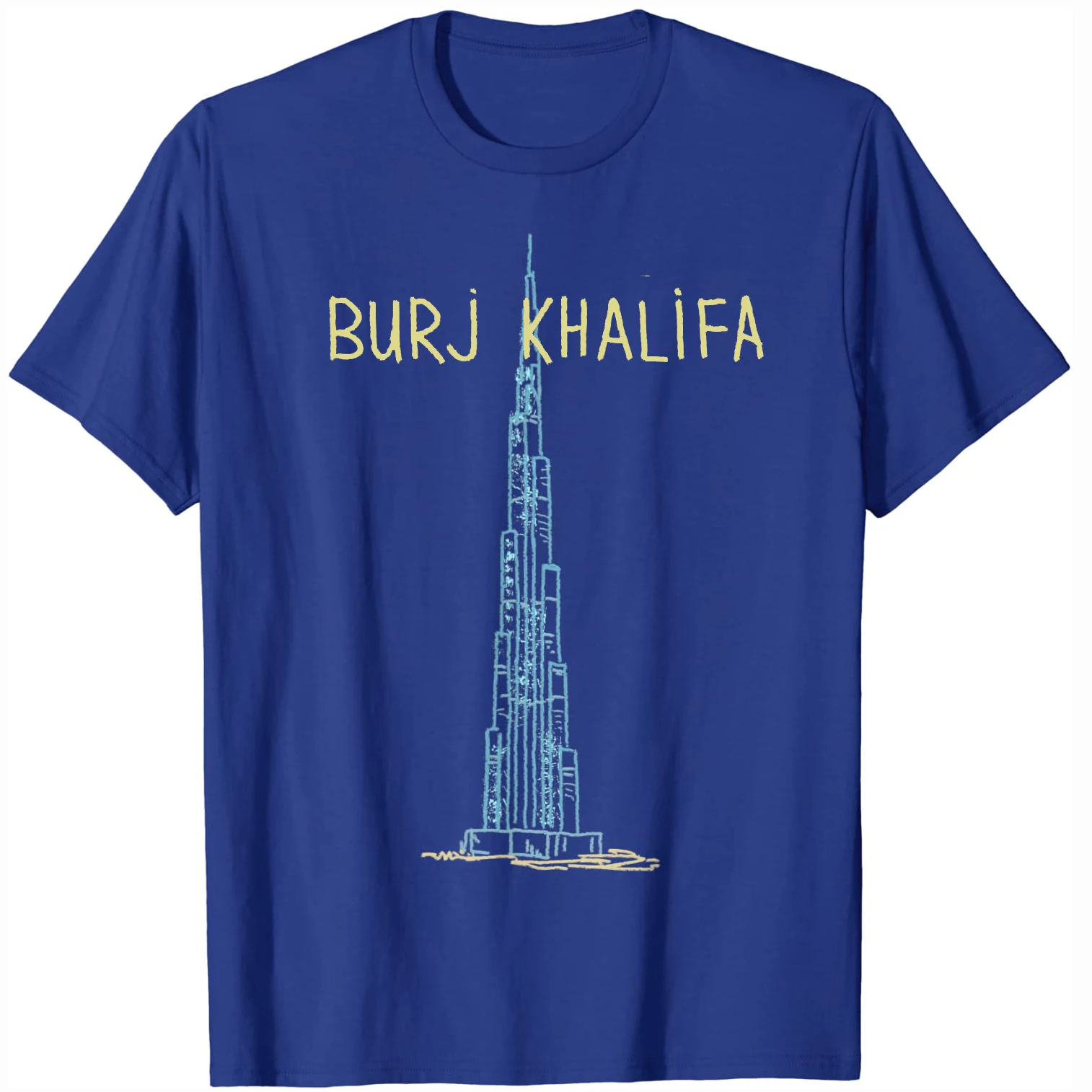 Burj Khalifa Dubai T Shirt. Short Sleeve 100% Cotton Casual T-shirts Loose Top Size S-3XL