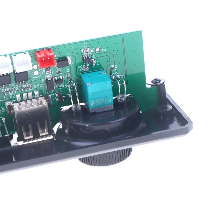 5V 2*3W Amplifier Bluetooth Decoder Board With Amplifier Microphone DIY FM Radio TF USB Car Audio Music Player Speakers