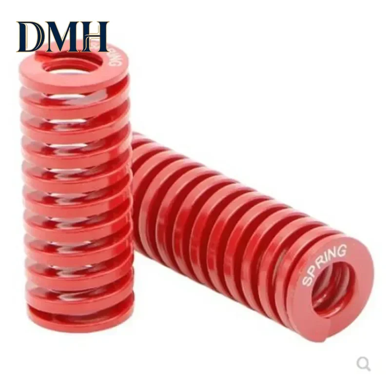 DMH-2PCS Red Medium Load OD 16mm ID 8mm 16 x 8 20/25/30/35/40/45/50/55/60 Spiral Stamping Compression Die Spring
