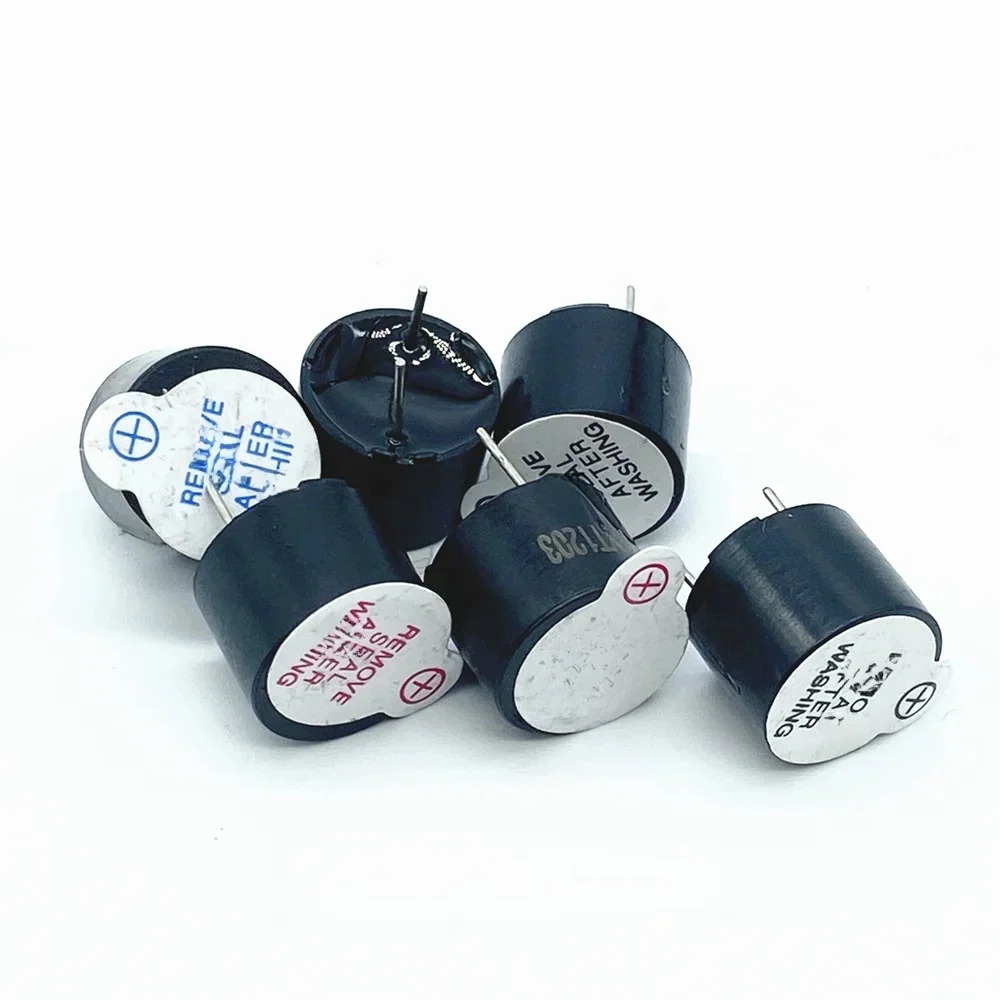 10PCS/LOTE,TB12A05,12*9.5MM 3V 3.3V 5V 12V Active Buzzer Magnetic Long Continous Beep Tone ,TB12A05