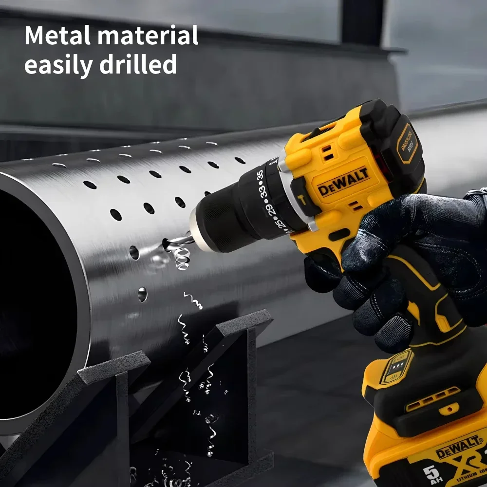 Dewalt DCD800 2000RPM 무선 임팩트 드릴 Dewalt 20V 배터리 용 1/2 인치 브러시리스 전기 스크루 드라이버 리튬 전동 공구