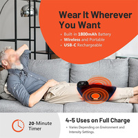 1PC Electric Heating Knee Pads Relieves Cold Legs Rechargeable Smart Knee Massager Heated Pads For Body-muscle Relax Accessories