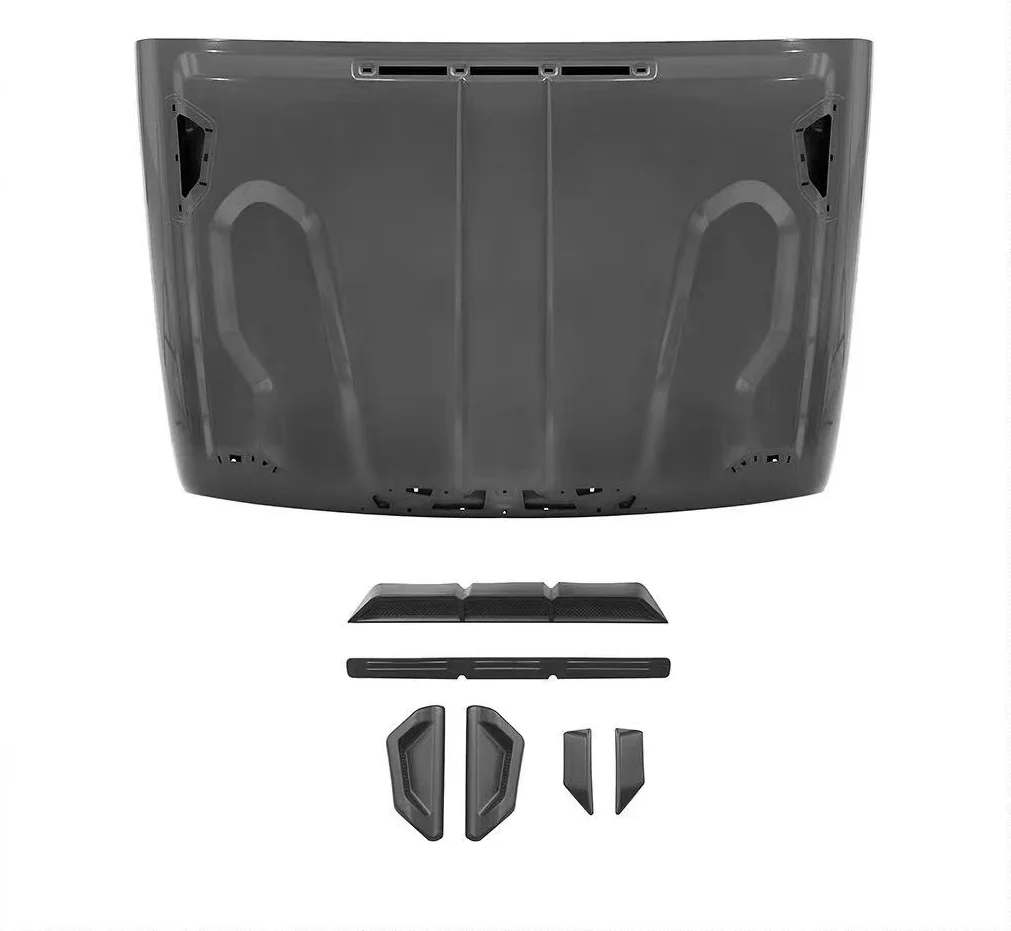 

Cavalry Style Aluminum Hood Cover for WEY Tank 300 2021-2024 Premium Body Parts Hood Vent Bonnet Engine Panel