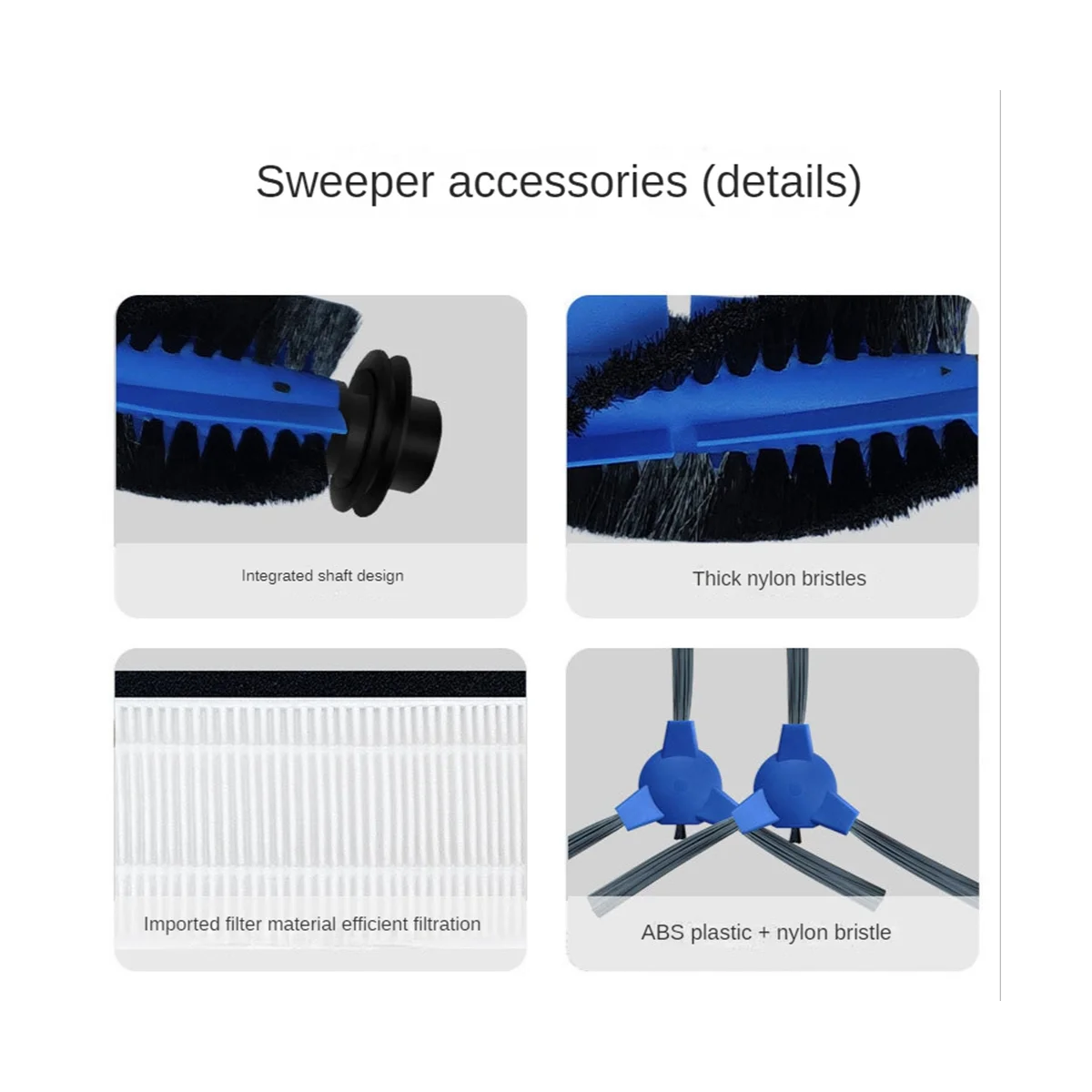6 шт. для серии 1090, запасные части, аксессуары, комплект для замены пылесоса, расходные материалы