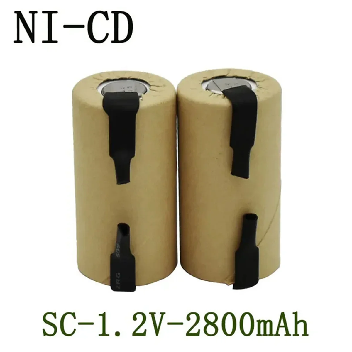 2-20pcs Screwdriver Electric Drill SC Batteries 1.2V 2200mA h/2800mAh  SubC Ni-Cd Rechargeable Battey