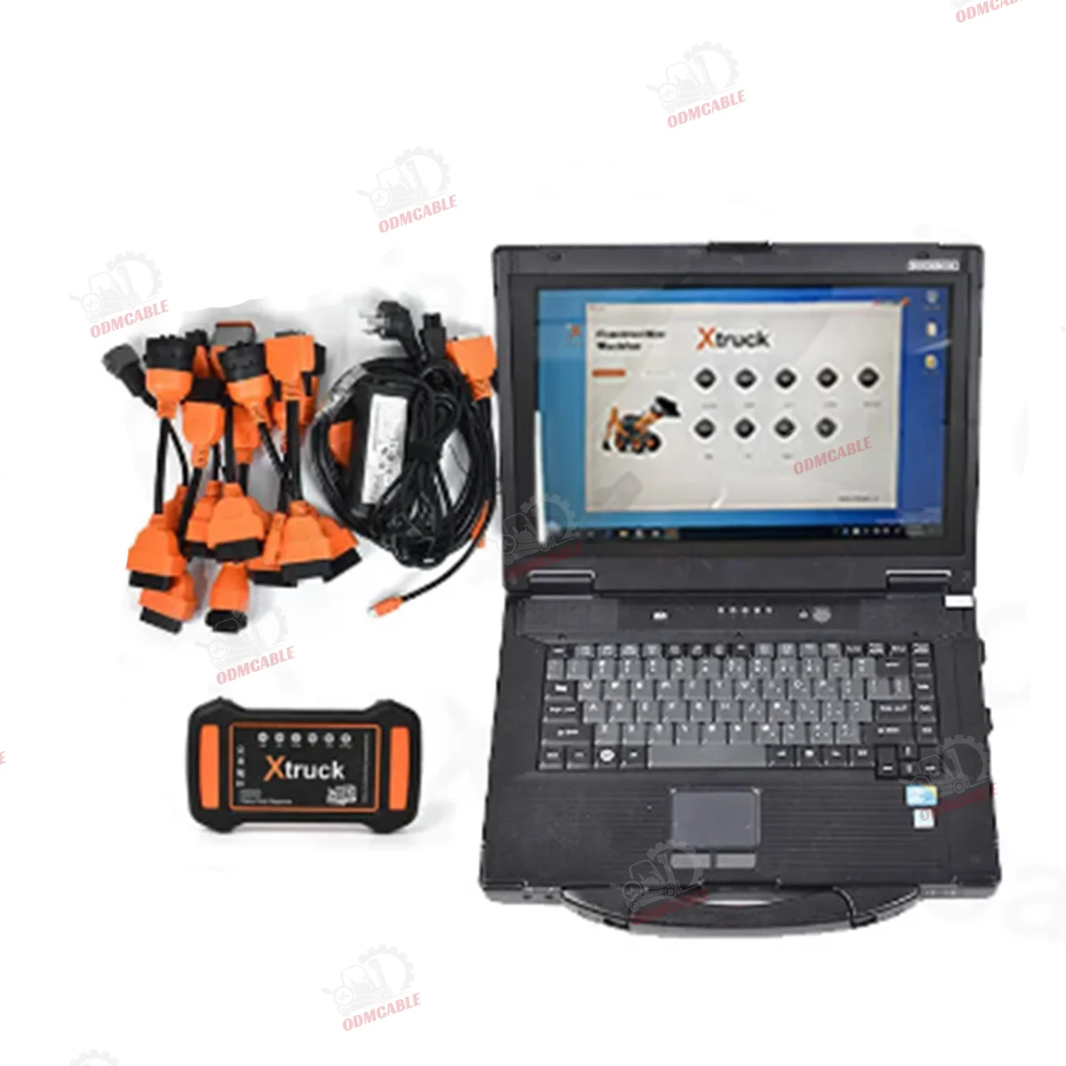 2 scanner adapter X trunk Y009 Applicable to Heavy- Truck Excavator Structure  Engine Diagnostic tool CF53 laptop