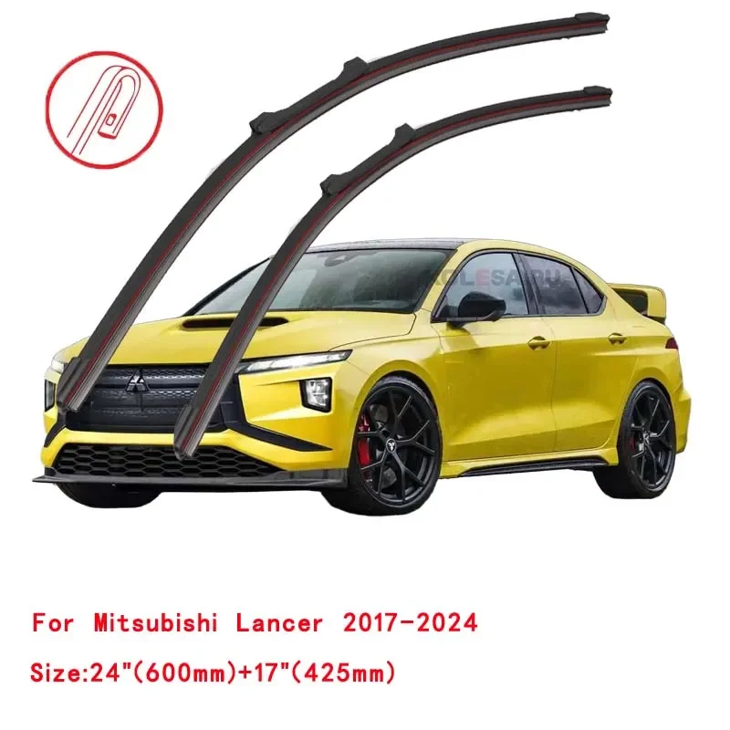 

For Mitsubishi Lancer 1992-2024 Car Windshield Wiper Blade Front Windscreen Brushes Washer Accessories Window Replacement Parts