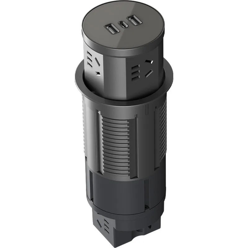 

Desktop lifting socket embedded hidden island desktop socket wireless charging national standard household power bank