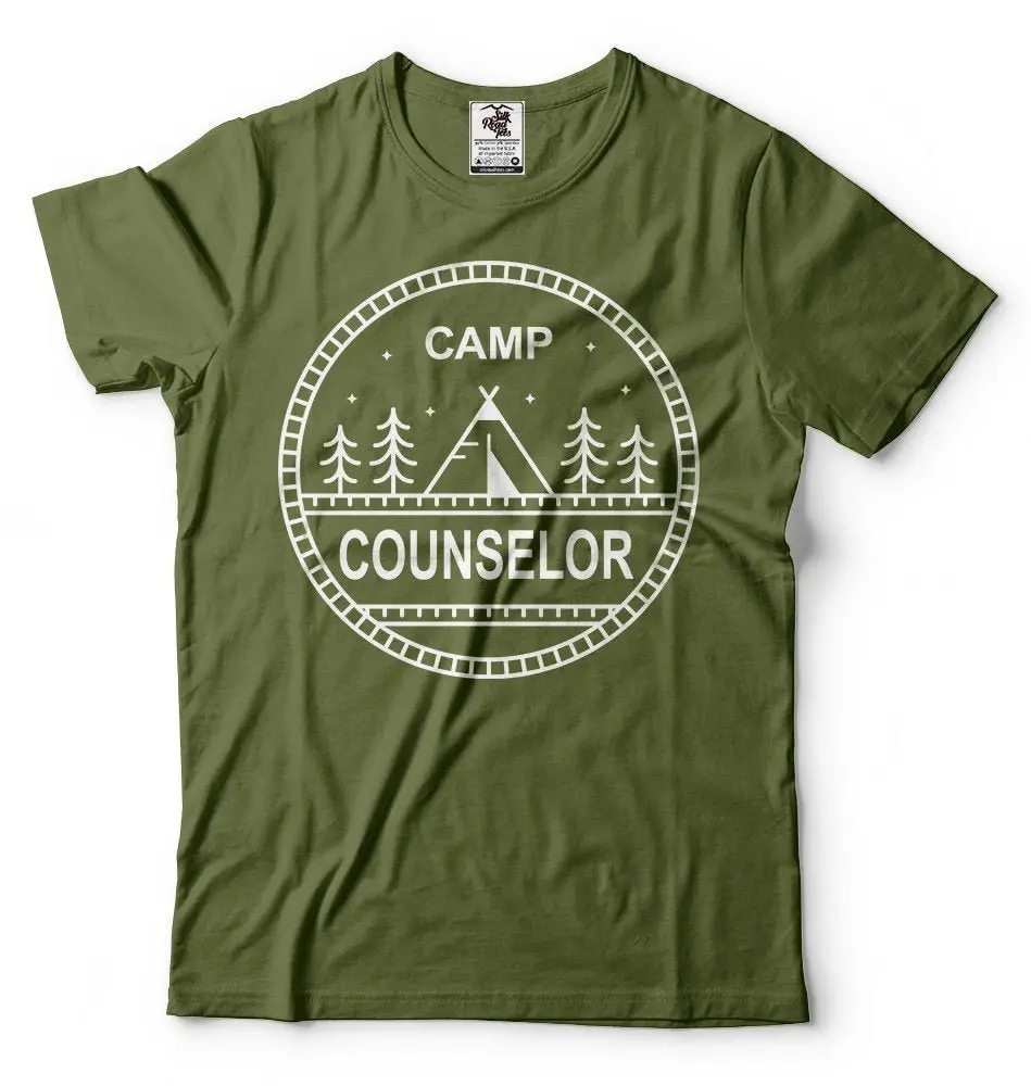 Camping T Shirt Camp Counselor Summer